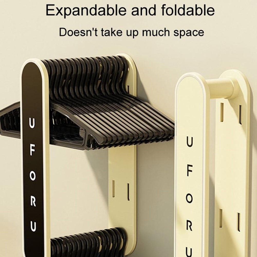 Retractable Clothes Rack Organizer | Wall-Mounted Foldable Laundry Drying Rack for Balcony Storage