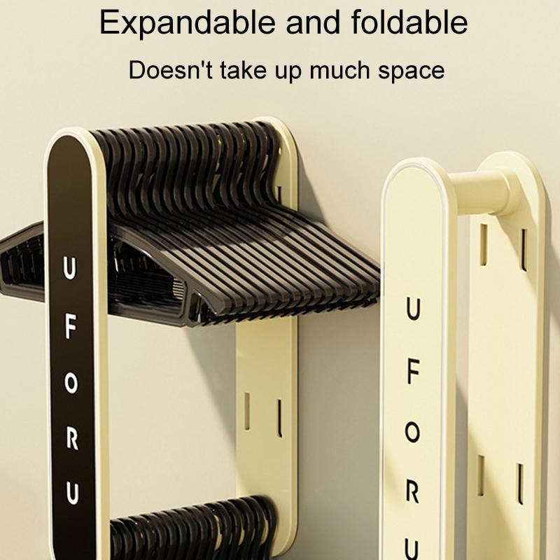 Retractable Clothes Rack Organizer | Wall-Mounted Foldable Laundry Drying Rack for Balcony Storage
