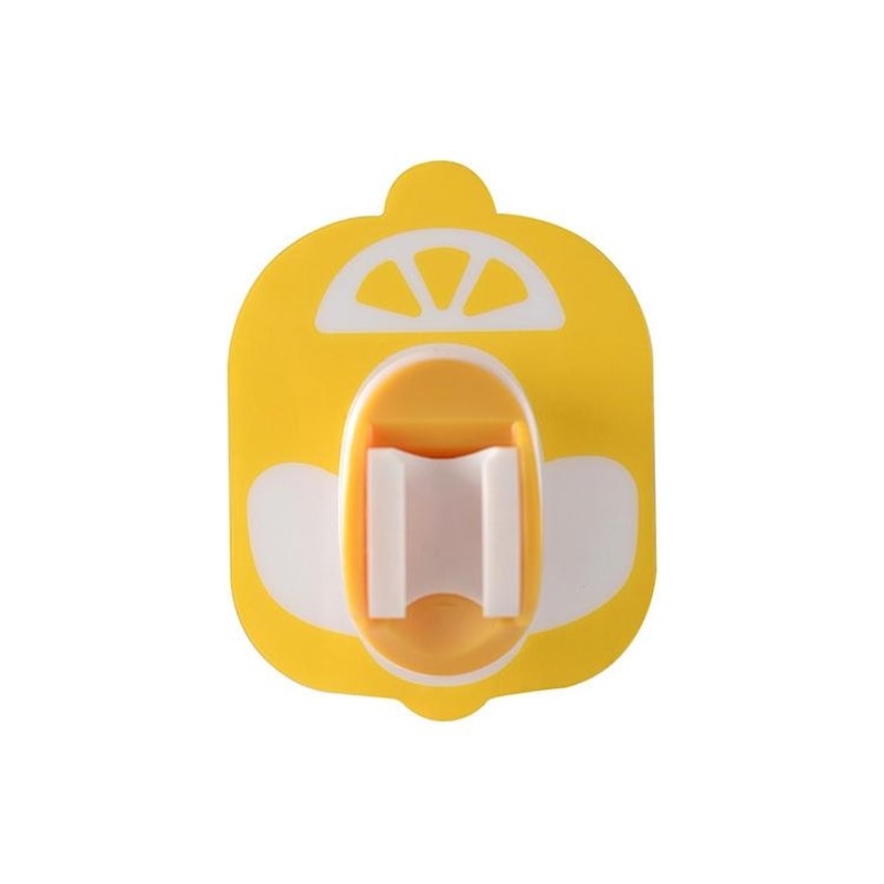 Cute Bear Adhesive Shower Head Holder Adjustable No Drill Wall Bracket