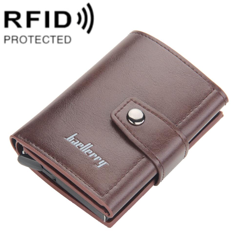RFID Blocking PopUp Card Wallet Slim Aluminum Card Holder With Secure Snap Closure 9