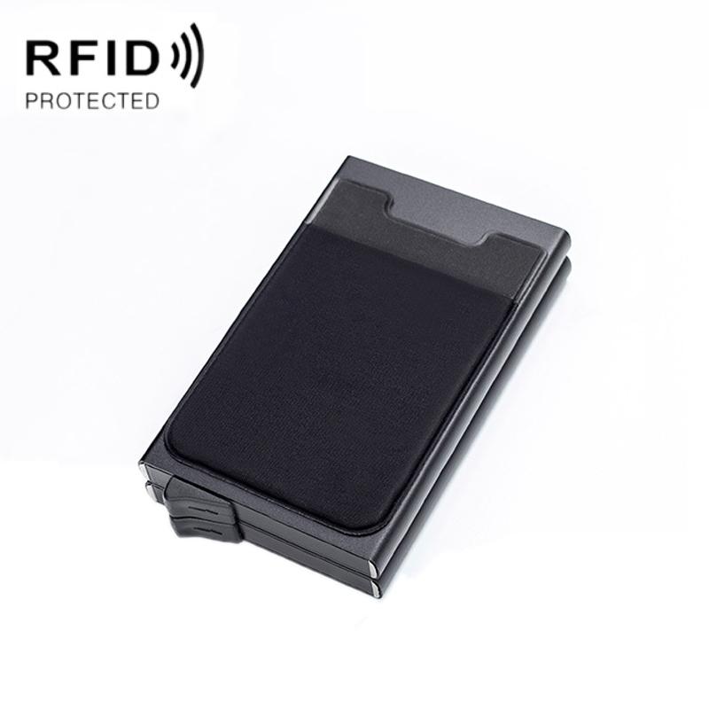 RFID Blocking Aluminum Wallet PopUp Card Holder Slim Secure Credit Card Case 0