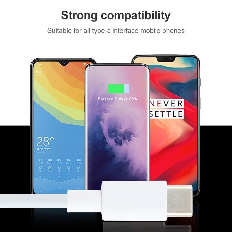 Fast Charge USB C Cable 1m Durable USB Type C Charging Cord 4