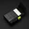 Slim PU Leather Cigarette Case With Lighter Holder Business Card Organizer 3