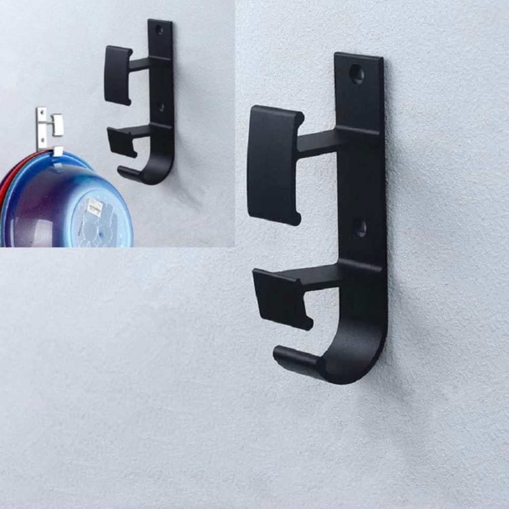 Adhesive Bathroom Hook For Basin Towel And Lid Storage 0