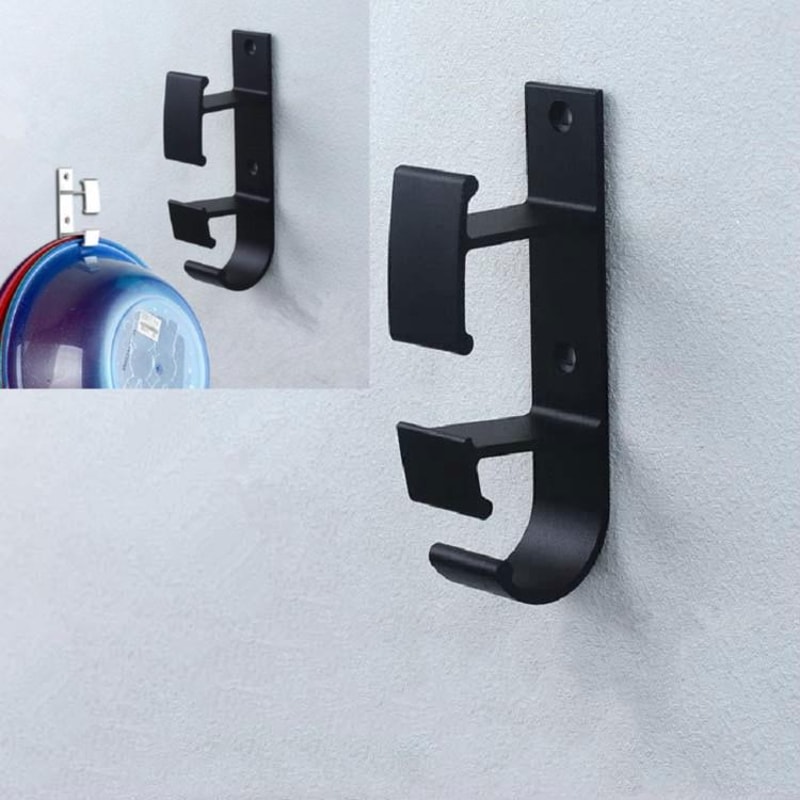 Adhesive Bathroom Hook For Basin Towel And Lid Storage 0