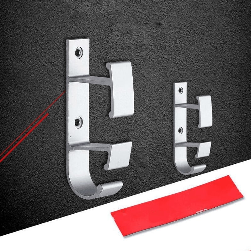 Adhesive Bathroom Hook For Basin Towel And Lid Storage 4