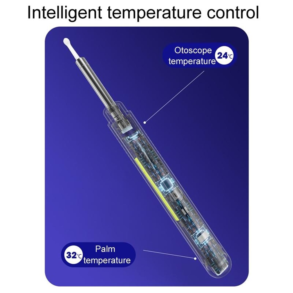 WiFi Ear Wax Removal Tool with Camera HD Ear Cleaning Endoscope