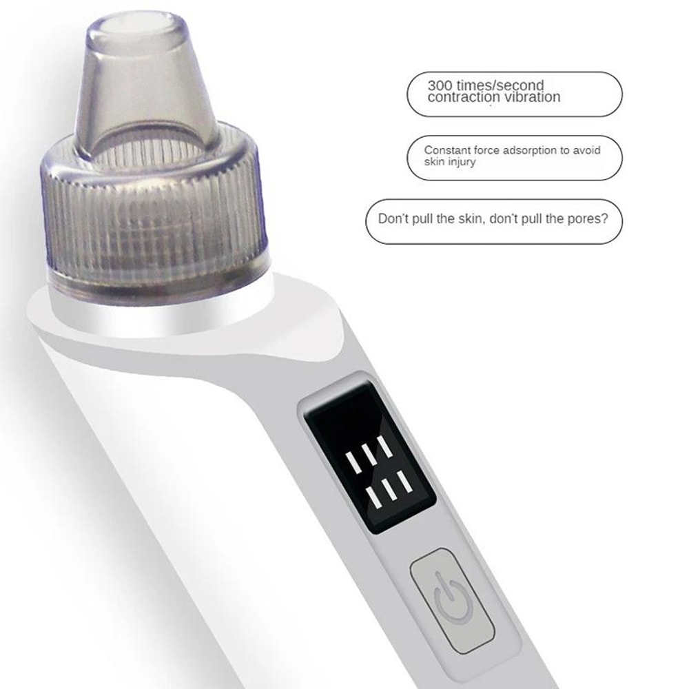 peed Electric Blackhead Remover Vacuum with LCD Display Facial Pore Cleaning Device