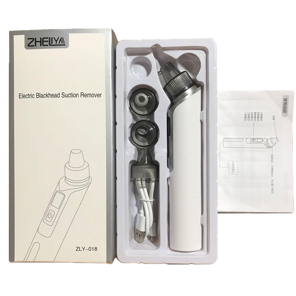 peed Electric Blackhead Remover Vacuum with LCD Display Facial Pore Cleaning Device