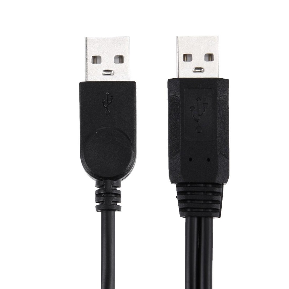 2 In 1 Micro USB Charging Cable Compact Dual USB Data Cable For Travel Everyday Use 2