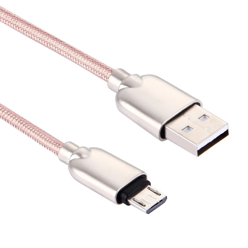 Durable Micro USB Charging Cable 1M Woven Fast Sync Cable With Copper Cores 4