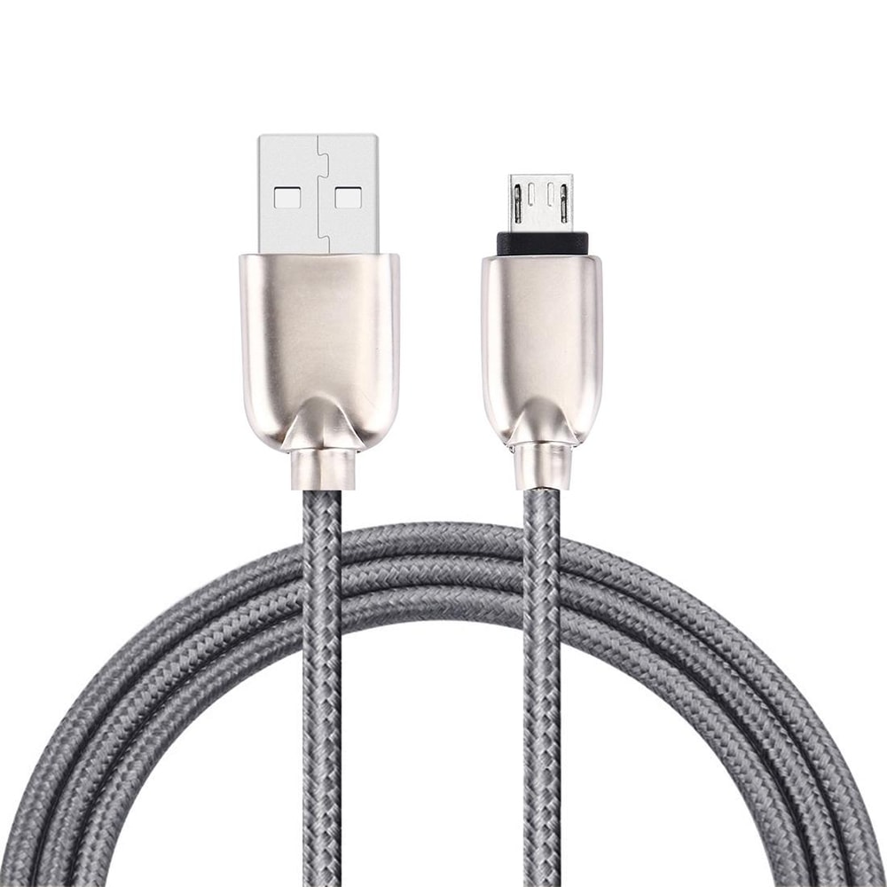 Durable Micro USB Charging Cable 1M Woven Fast Sync Cable With Copper Cores 3