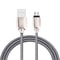 Durable Micro USB Charging Cable 1M Woven Fast Sync Cable With Copper Cores 3