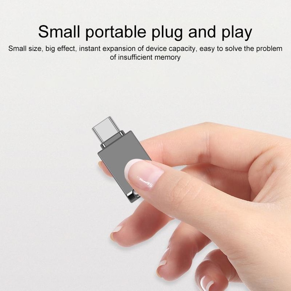 64GB USB C Flash Drive Metal Keychain Portable Type C USB Drive 2