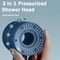 High Pressure Filtered Shower Head With 5 Spray Modes And Water Saving Stop Button 6