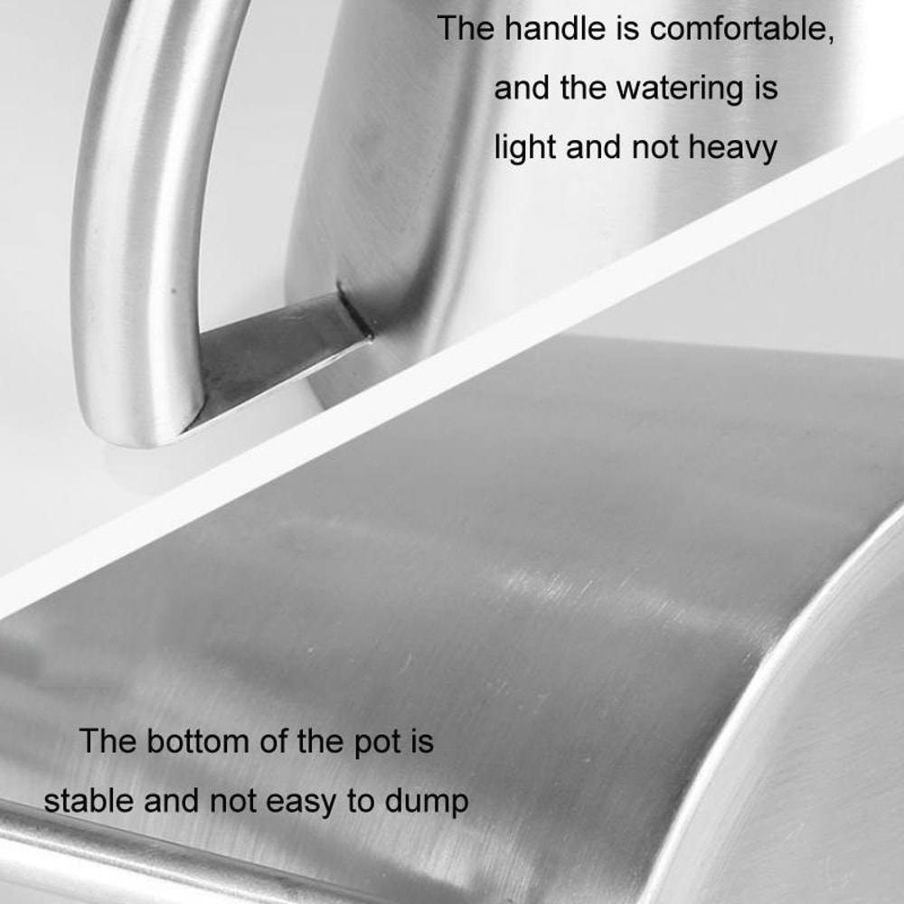 Precision Stainless Steel Long Spout Watering Can For Indoor Plants Lightweight 2