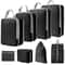 8 in 1 Compression Packing Cubes Set, Expandable Travel Organizer Bags for Smart Luggage Storage