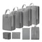 8 in 1 Compression Packing Cubes Set, Expandable Travel Organizer Bags for Smart Luggage Storage