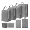 8 In 1 Compression Packing Cubes Set Expandable Travel Organizer Bags For Smart Luggage Storage 10