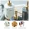 Ceramic Soap Dispenser Refillable Bathroom Shower Gel Bottle 4