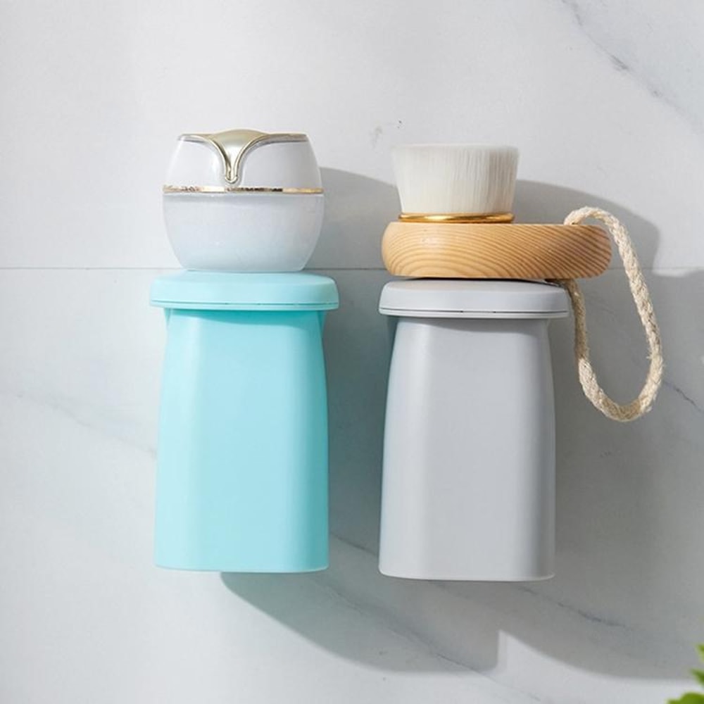 Magnetic Mouthwash Cup Wall Mounted Toothbrush Holder 0