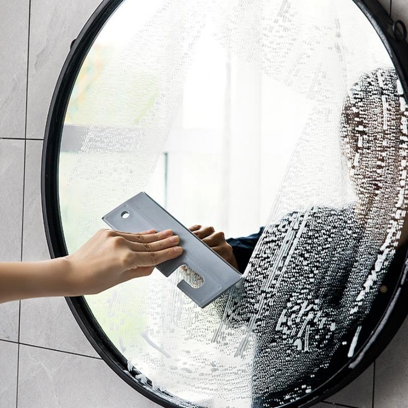 Silicone Bathroom Mirror Wiper Glass Cleaning Tool 6