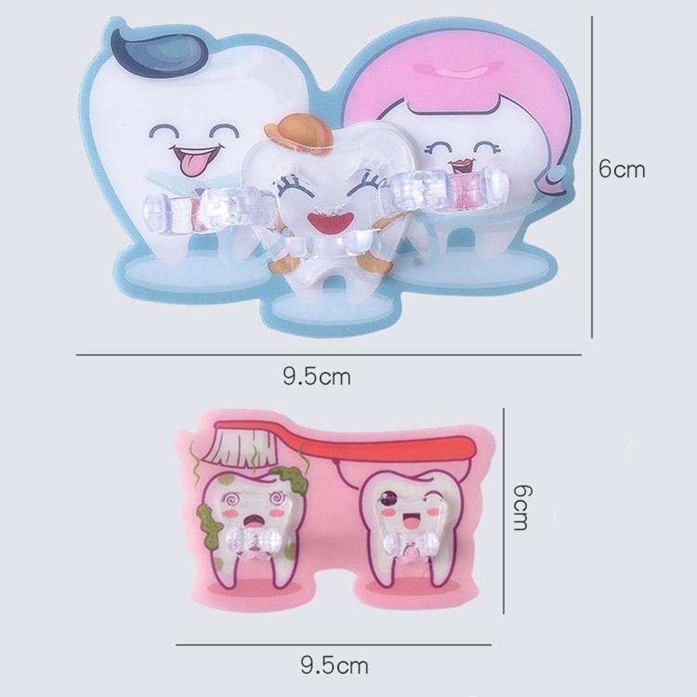 Wall Mounted Toothbrush Holder With Adhesive Hooks 7