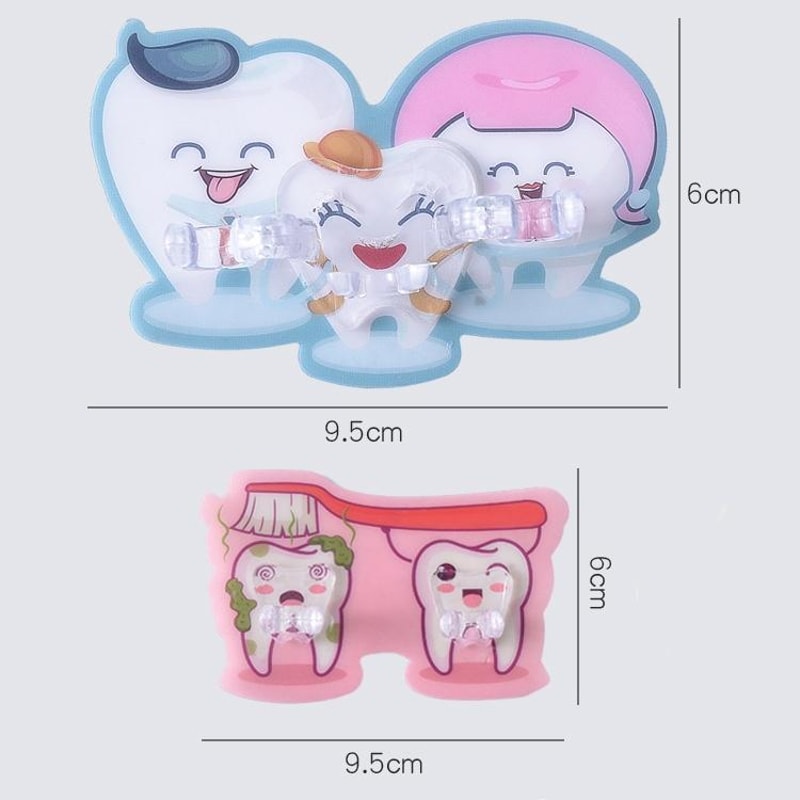 Wall Mounted Toothbrush Holder With Adhesive Hooks 7