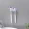 Wall Mounted Toothbrush Holder With Adhesive Hooks 0