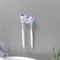 Wall Mounted Toothbrush Holder With Adhesive Hooks 0