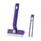 Rotatable Gap Cleaning Brush And Glass Scraper For Bathroom Tile And Window Tracks 0
