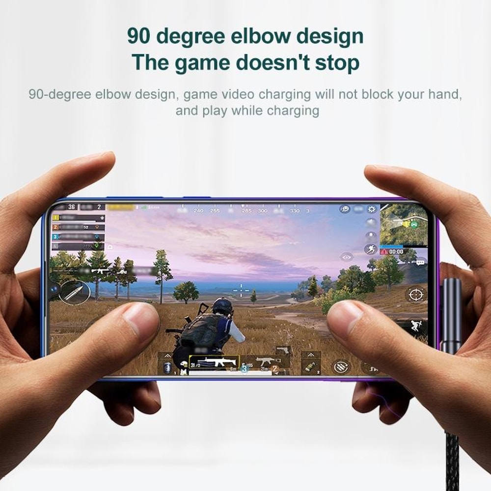 USB C Adapter Fast Charging 10Gbps Right Angle USB Type C Extender 8