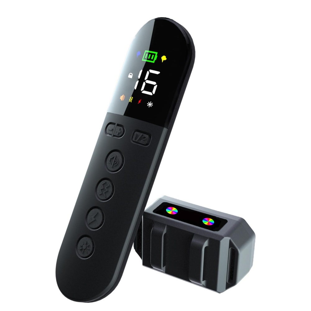 Ultrasonic Dog Repeller with UV Flashlight Portable Bark Control Device