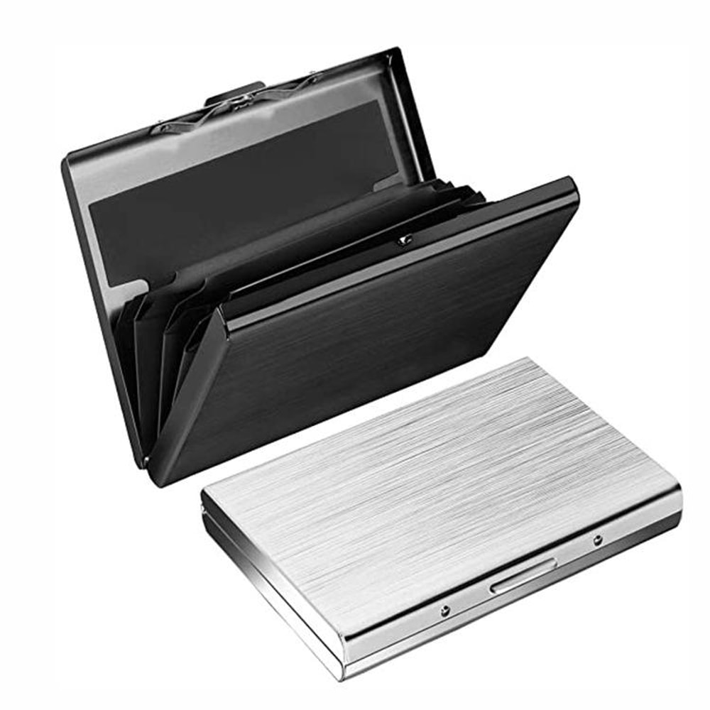 RFID Blocking Aluminum Business Card Holder Slim Multi Card Case Wallet 1