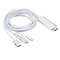 3 In 1 HDMI Adapter Cable 1080p Screen Mirroring For USB C Devices 7