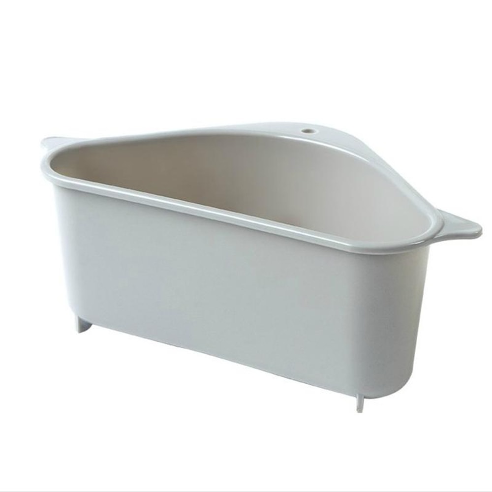 Triangle Kitchen Sink Drain Rack Suction Cup Vegetable Organizer Basket