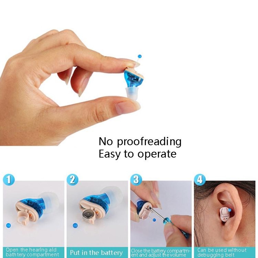 Digital Hearing Aid Amplifier with Smart Noise Reduction for Clear Natural Sound