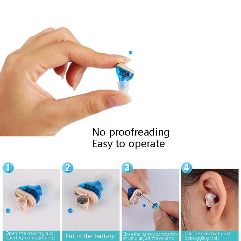 Digital Hearing Aid Amplifier with Smart Noise Reduction for Clear Natural Sound