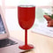 Insulated Wine Tumbler Stainless Steel Wine Cup Vacuum Goblet With Lid 8
