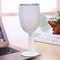 Insulated Wine Tumbler Stainless Steel Wine Cup Vacuum Goblet With Lid 11