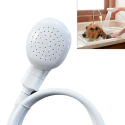 high pressure round handheld shower head water saving bathroom sprayer