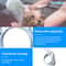 High Pressure Round Handheld Shower Head Water Saving Bathroom Sprayer 3