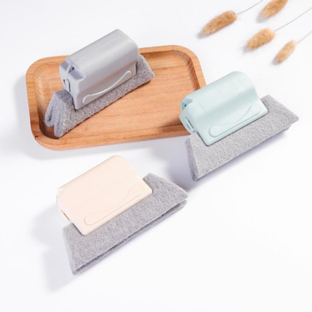 Window Groove Cleaning Brush Set Crevice & Window Track Cleaner Tool for Home Cleaning