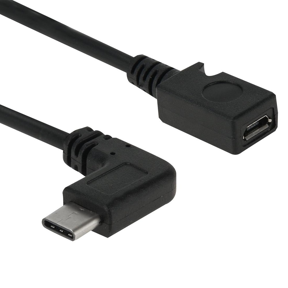 90 USB C Adapter Cable Micro USB Female To Type C Fast Data Sync Connector 1
