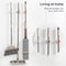 Wall Mounted Mop Holder Adhesive Broom Hanger Clip Organizer for Kitchen Bathroom Storage
