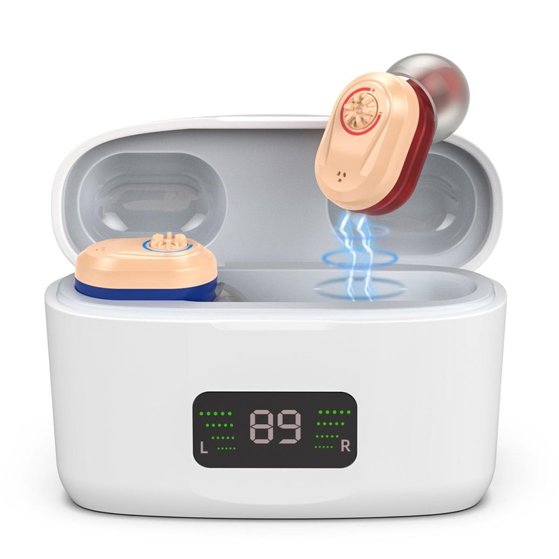 Invisible Digital Hearing Aid Earbuds Rechargeable Sound Amplifier With Noise Reduction 7