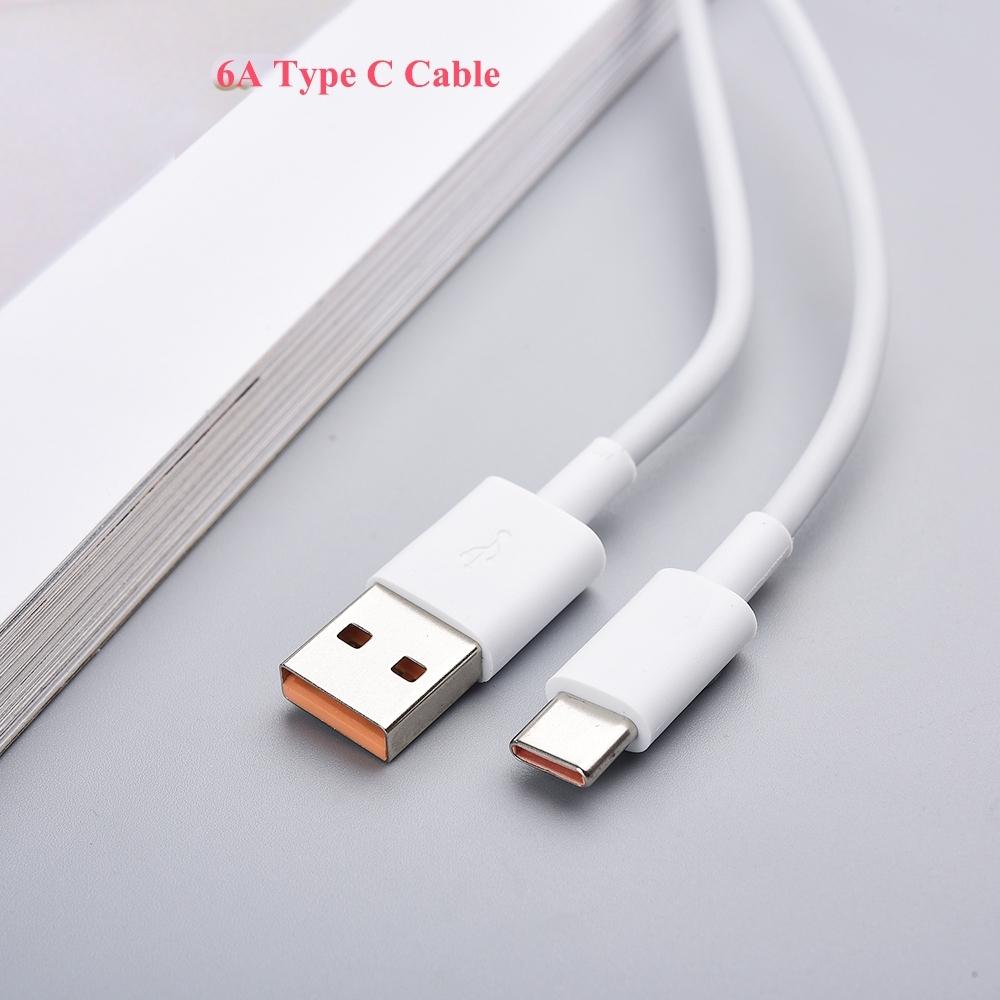 6A USB To USB C Fast Charging Cable 66W High Speed Data Sync Cord 1
