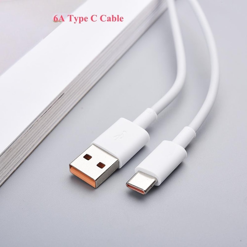 6A USB To USB C Fast Charging Cable 66W High Speed Data Sync Cord 1