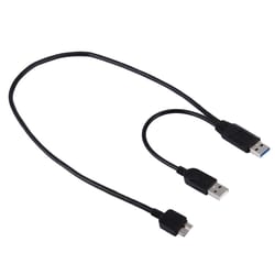 2 in 1 usb micro usb charging cable fast data sync cable