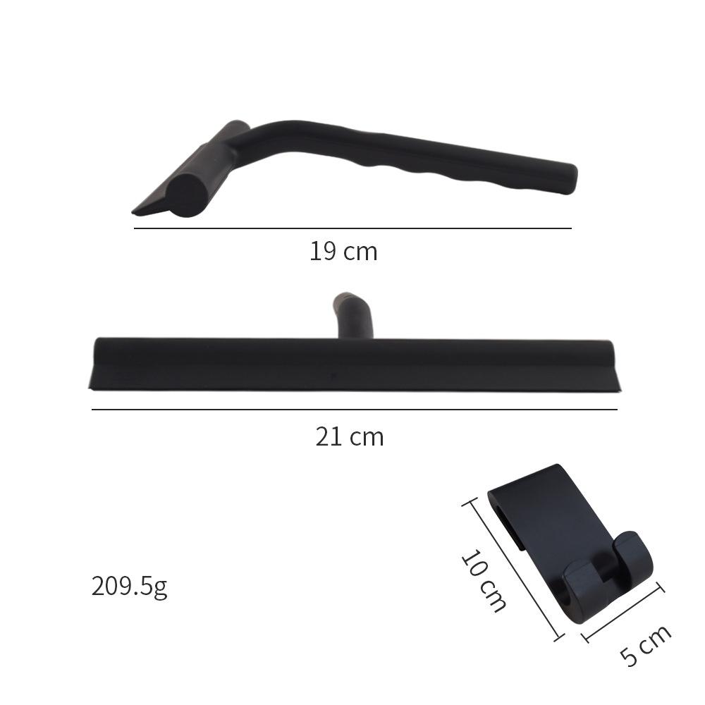 Silicone Shower Squeegee For Car Glass Windows Mirrors And Bathroom Cleaning 2